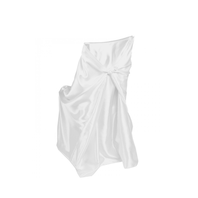White Satin Chair Cover