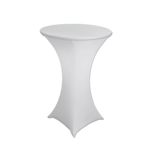 Spandex White Highboy Tablecloth