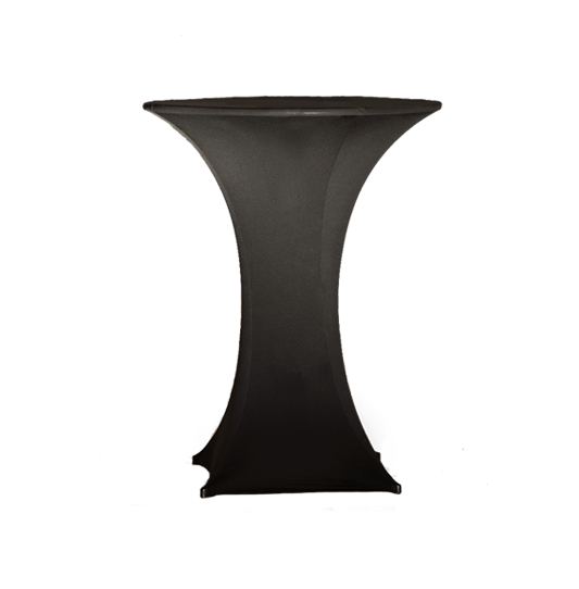 Spandex Black Highboy Tablecloth