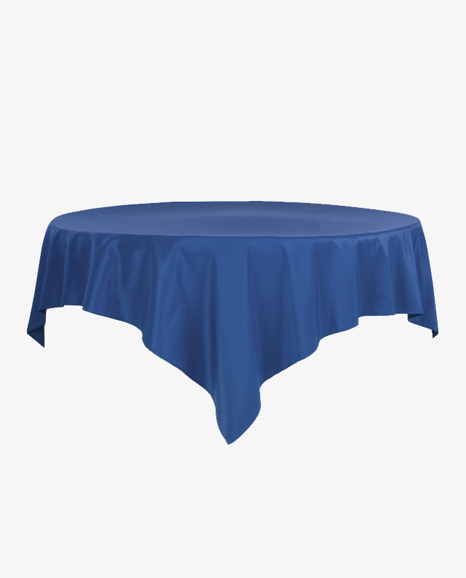 90 x 90 Blue Satin Overlay