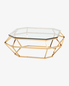 Gold Diamond Coffee Table Rentals Atlanta Miami Luxe Luminous Gold Diamond Coffee Table Rental