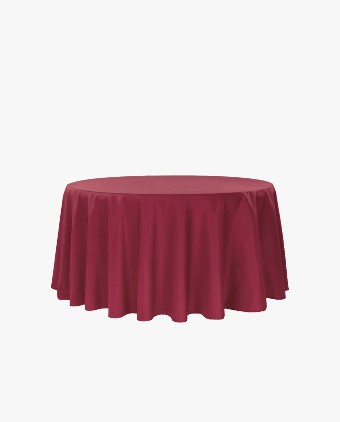 Burgundy Tablecloth Rental
