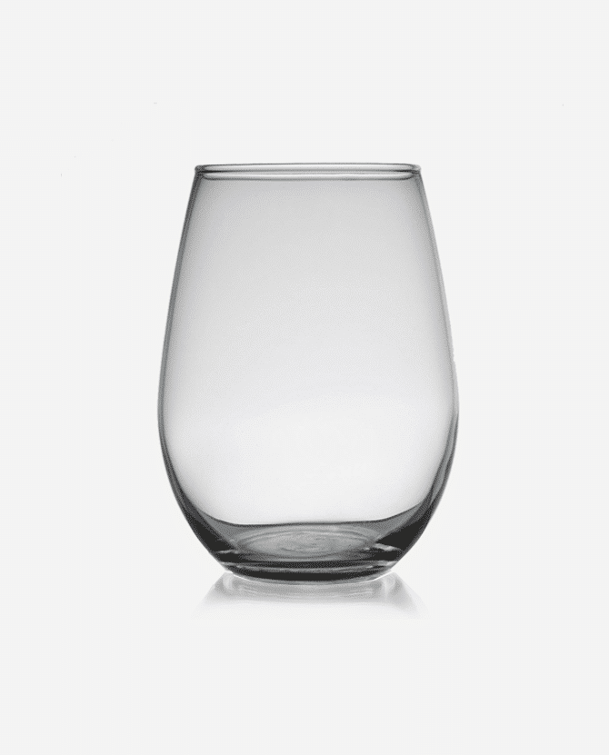 Commercial 12 oz. stemless white wine glass Rentals Atlanta Luxe Event Rental