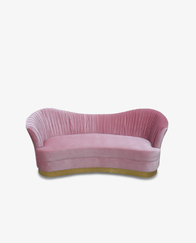 Baby Pink Sofa Baby Shower Mallow Mist Sofa Rental Party Rental Atlanta