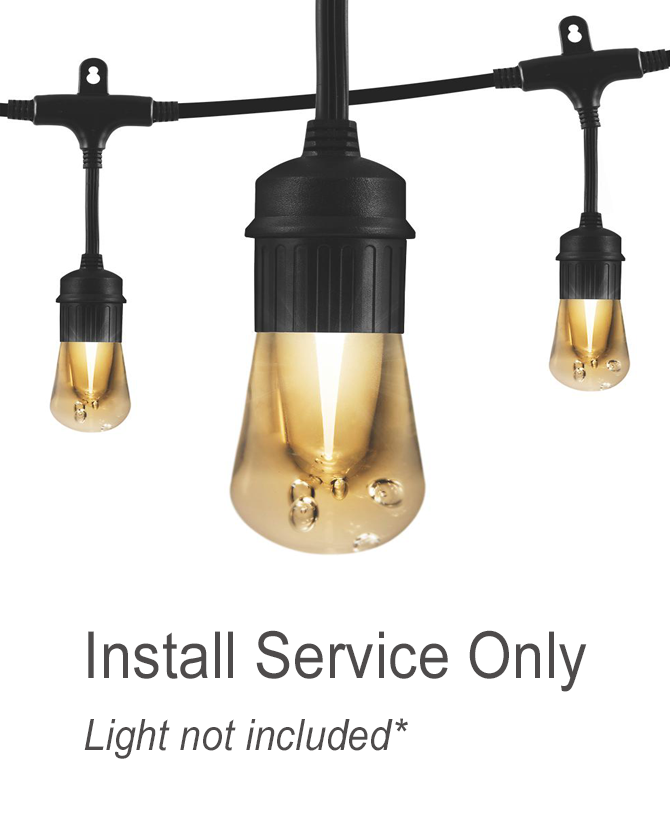 Setup Tent String Lights