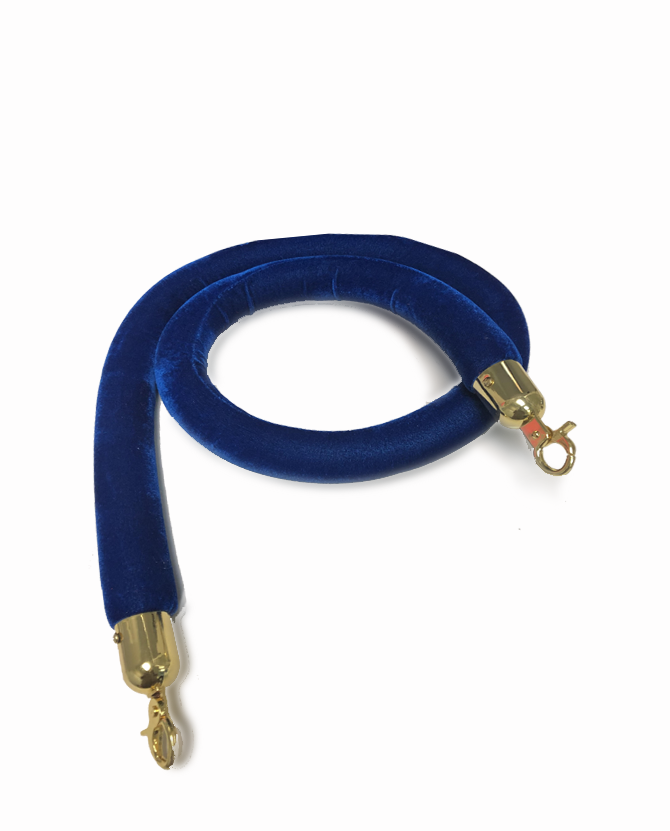 5 ft Dark Royal Blue Stanchion Rope Rental Atlanta