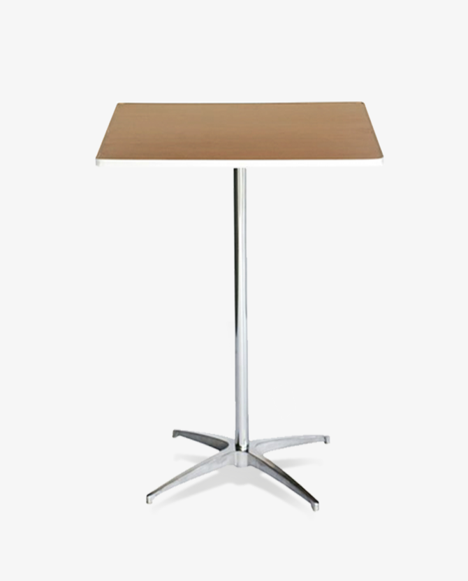 30" Square Highboy Cocktail Table