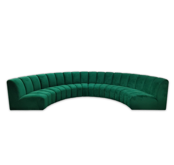 Emerald Green Infinity Sectional Sofa Rentals by Rentalry Luxe Event Rental Atlanta